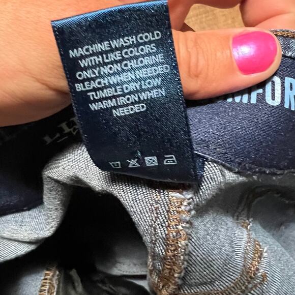 Lincoln Outfitted Comfort Flex womens Jeans Medium Wash Size 12 Denim - Picture 9 of 9